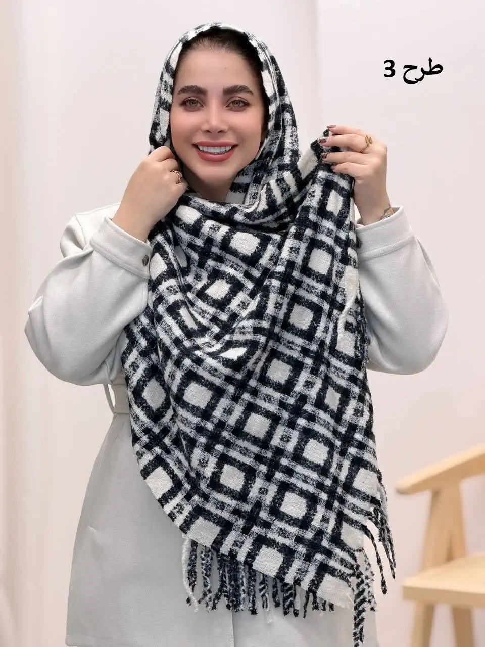 3774-شال موهر alo